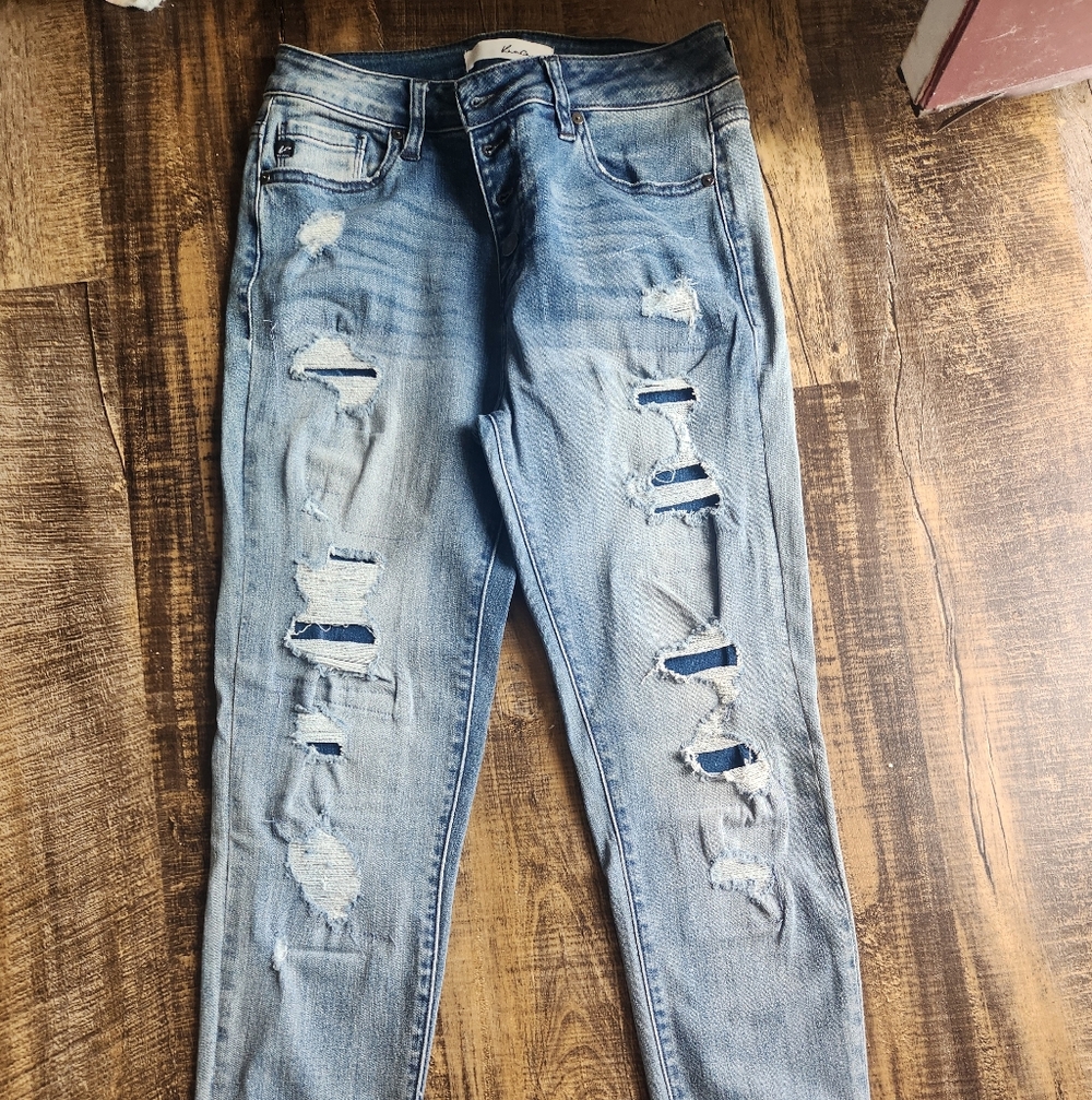 Bundle American Eagle Outfitters Women's Skinny Jeans in Blue Shades - Picture 2 of 8